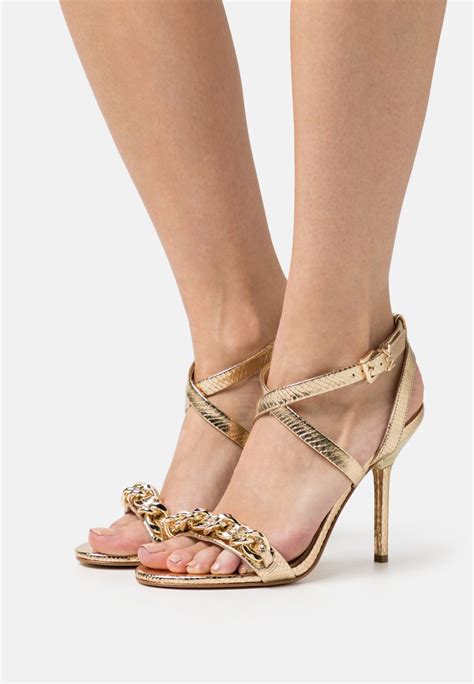 michael kors gold shoes heels|michael kors high heels boots.